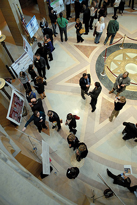 Picture of students in Capitol Rotunda