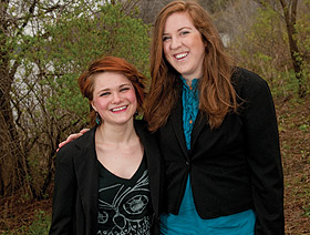 Picture of Kathy DeKrey and Katie Edelen